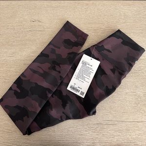 Lululemon wunder train pants in rare camo